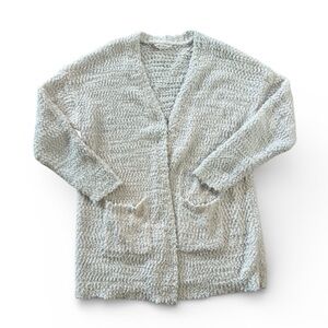 Fluffy Cardigan with Pockets